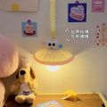 Hanging night light, student dormitory bed, curtain, cute dopamine, bedside decoration, chandelier, charging model. 