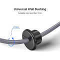 Wall Grommets for Dishy Ethernet Cables, Fits Ethernet Cable Grommets for Furniture Wire Holes Easy Install Easy to Use. 
