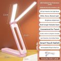 High Quality Foldable Desktop Lamp Rechargeable Portable Reading Lamp Lightweight Adjustable Light Eye Protection Lamp. 