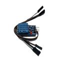 DHT11 Temperature Sensor Module 3.3v-5v Digital Temperature And Humidity Sensor With Jump Wires DHT11. 