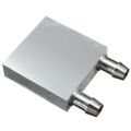 (GGBR) 2 Pcs Primary Aluminum Alloy Water Cooling Block for Liquid Water Cooler Heat Sink System Silver 40X40mm & 40X120mm. 