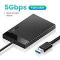 Hibuy UGREEN HDD Case 2.5 SATA to USB 3.0 Adapter Hard Drive Enclosure SSD Disk HDD External. 