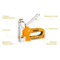 Ingco Tool 3 In 1 Staple Gun Adjustable Force. 