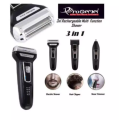 Progemei Gm-573 3 In 1 Hair Clipper And Trimmer. 