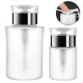60/150/180/250ml Empty Pump Dispenser Liquid UV Gel Polish Nail Art Polish Clean Bottle Polish Cleanser Remover Bottle XINYAN. 
