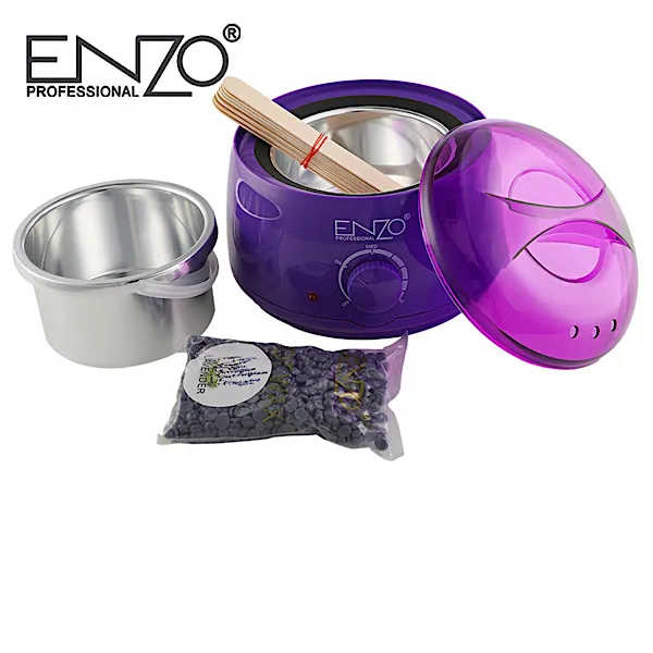 Enzo%20Wax%20Heater%20With%20100g%20Wax%20Beans%20And%2010pcs%20Spatula%20%20For%20Hard,%20Strip%20And%20Paraffin%20Waxing%20-%20Image%202