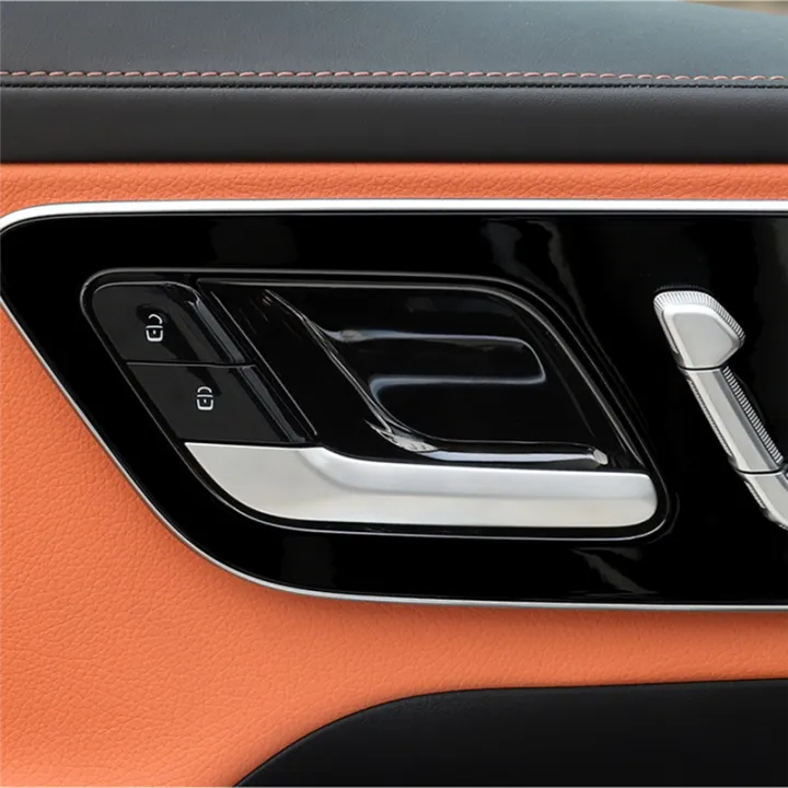 4Pcs%20Black%20Inner%20Door%20Handle%20Bowl%20Cover%20Trim%20for%20C%20E%20W214%20S%20W223%20GLC%20EQE%20EQS-Class%202021-2024%20Door%20Bowl%20Replacement%20Parts%20-%20Image%204