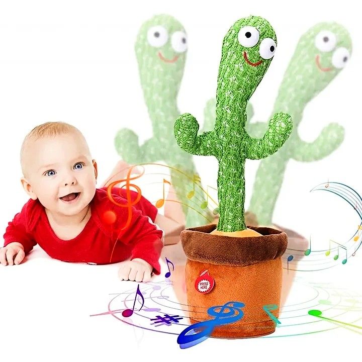 Dancing Cactus Rechargable Toy with Charging Cable Included