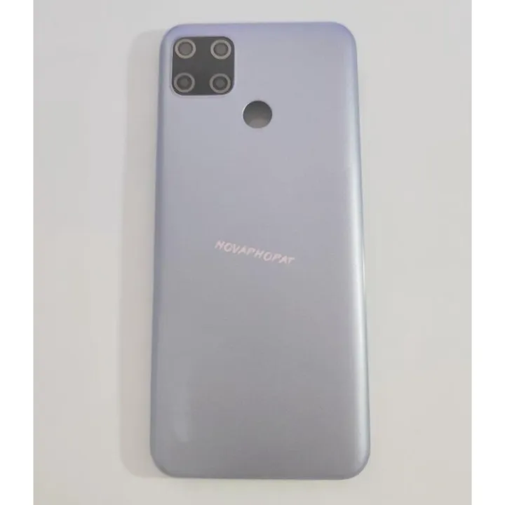 Novaphopat%20For%20Realme%20C12%20Battery%20Cover%20Back%20Rear%20Door%20Housing%20Case%20Back%20Cover%20With%20Camera%20Lens%20and%20Side%20Key%20Button%20-%20Image%202