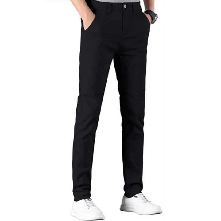 Men's Slim Fit Regular Casual Cotton Pants
