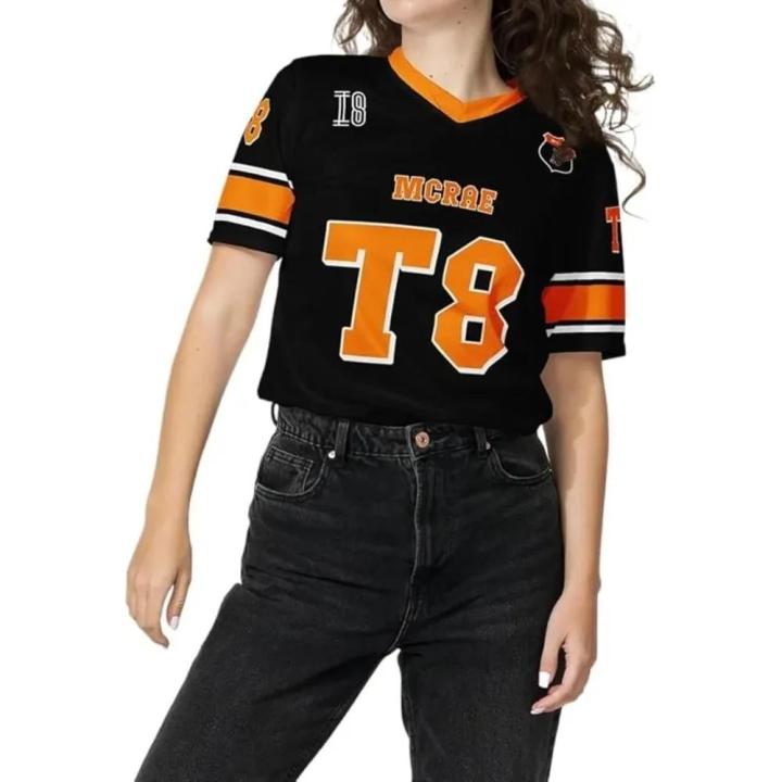 Vylon%20Tate%20Mcrae%20Football%20Suit%202025%20Miss%20Possession%20Tour%20T-shirt%20Short%20Sleeved%20V-neck%20T-shirt%20Men's%20and%20Women's%20Novel%20Top%203D%20Printed%20-%20Image%205