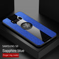Lenuo For Samsung Galaxy S8 Case Luxury Bracket Ring Phone Case Soft TPU Leather Back Cover. 