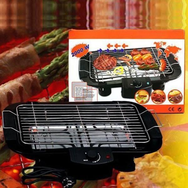 Electric Barbeque Grill Toaster Multi function 2000W Heating Smokeless ...