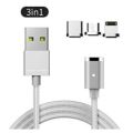 Metal 3In1 Fast Charging Magnetic Cable. 