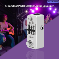 Anedshaop Rowin 5-Band EQ Pedal Electric Guitar Equalizer 100Hz 250Hz 630HOriginal z 1.6kHz 4kHzTrue Bypass 1/4 Inch Mono Metal Shell Effects Pedal. 