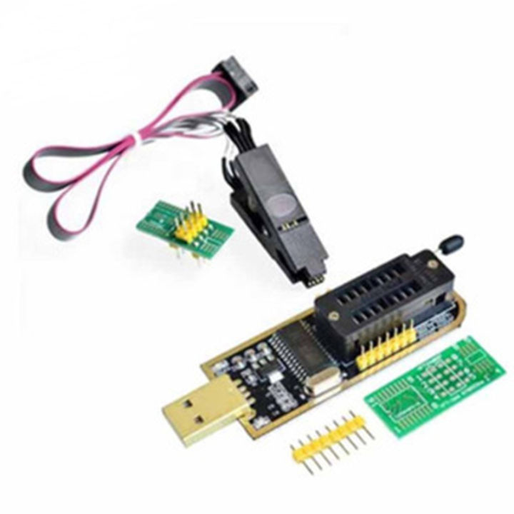 CH341B%2024%2025%20Series%20EEPROM%20Flash%20BIOS%20USB%20SOP8%20Programmer%20Module%20Programmer%20Adapter%20Socket%20Converter%20Module%20Test%20Clip%20DIY%20KIT%20CDHBD%20-%20Image%202