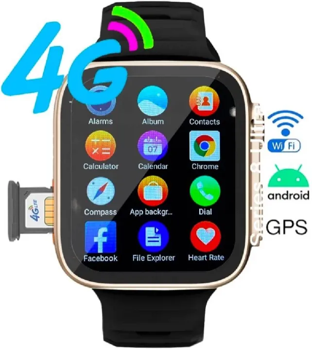S8 Ultra Smart Watch 4GB RAM And 64GB ROM 4G SIM Card Support, App ...