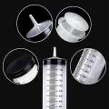 500ml Reusable Syringe With Scale Tube For Pet Feeding Glue Water Oil Application Large Pump Measuring Enema Glue Filling. 