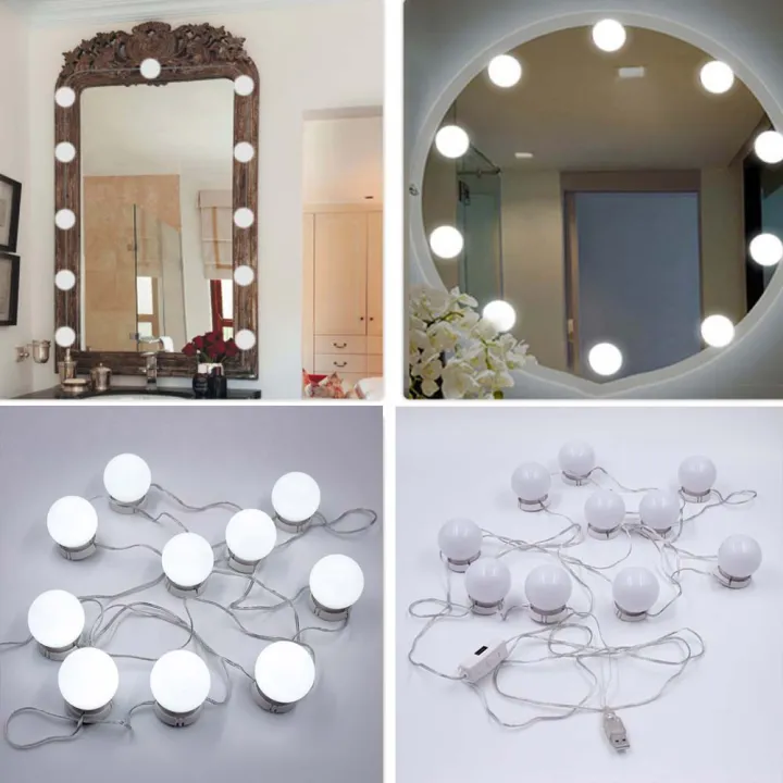 Sparkle%20Hollywood%20Style%20LED%20Vanity%20Mirror%20Lights%20Kit%20with%2010%20Dimmable%20Light%20Bulbs%20For%20Makeup%20Dressing%20Table%20(No%20Mirror)%20-%20Image%206