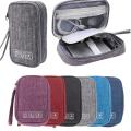 Waterproof Cable Storage Bag/ Digital Electronic Organizer Bag / Portable USB Data Line Charger Plug Storage Bag Travel Cable Organizer. 