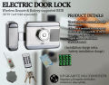 Electric Door Lock with Wireless Remote & Battery-Supported RFID. 