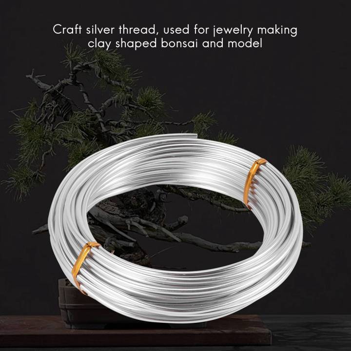 (GGBR)%203mm%20Aluminium%20Wire%2010M%20Craft%20Silver%20Wire%20for%20Jewellery%20Making%20Clay%20Modelling%20Bonsai%20and%20Model%20-%20Image%207