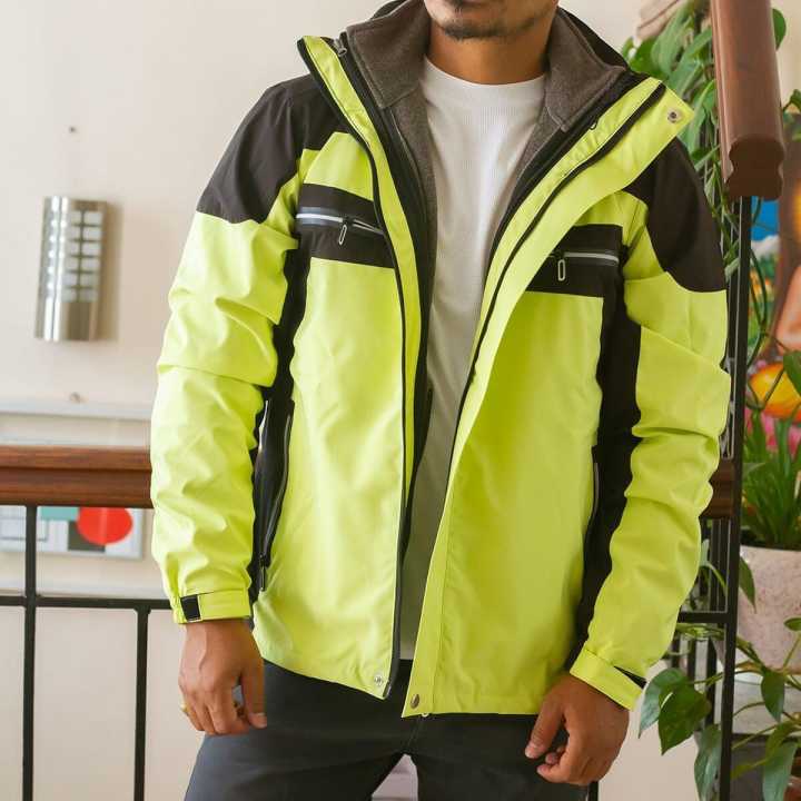 2 in 1 Waterproof Men s Jacket suitable For Both Winter And Summer Daraz .np