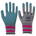 Labor Protection Gloves Emed Foam King Wear-resistant Non-slip Soft Breathable Construction Site Work Rubber Coated. 