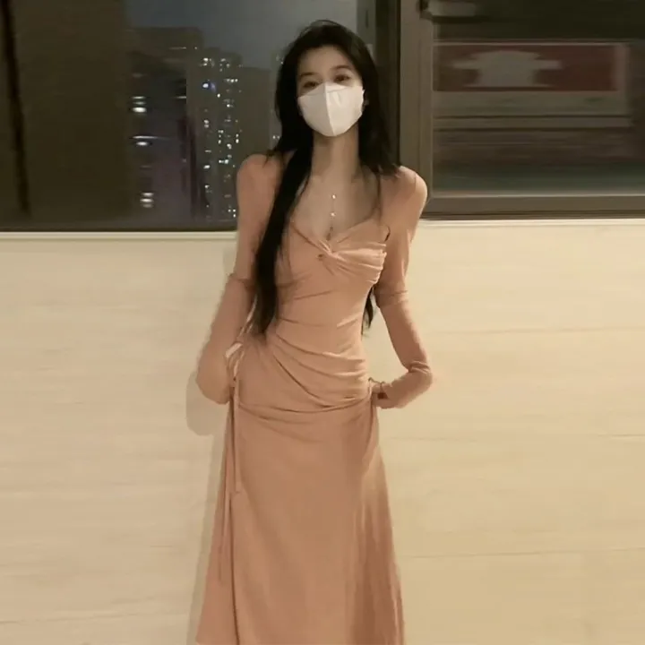 Genki%20Girl%20Autumn%20Dress%20New%20Stepmom%20Hip%20Long%20Skirt%20Hot%20Girl%20French%20Design%20Sense%20Long%20Sleeve%20Dress%20Girls%20Autumn%20-%20Image%207