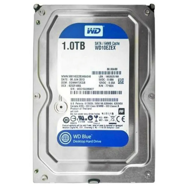 Desktop Hard Drive 1 TB WD Blue WD10EZEX
