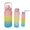 3pcs/Set Sports Large Capacity Water Bottle For Hiking Camping Cup ( 2000ml-900ml-280ml). 