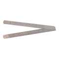 2 Pcs Steel Ruler 12 Inch /30 Cm Long Iron Ruler Stainless Steel Ruler Scale With Conversion Table In 2 Mm. 