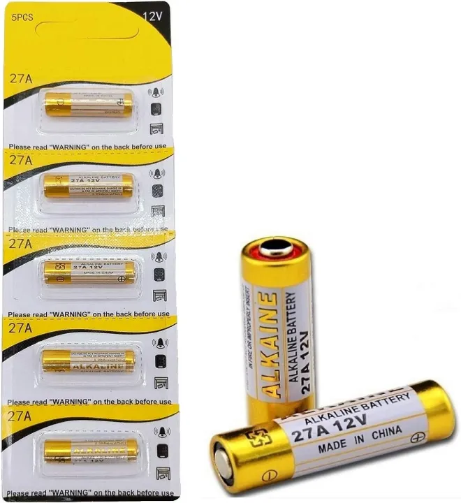 Alkaline%20Battery%2012V%2027A%20Battery%20For%20Alarm/Fan/Car%20Remote/%20Door%20Bell/Toys-%205%20PIECES%20(Non%20Rechargeable)%20-%20Image%202