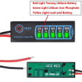 2 Pcs Battery Level Indicator 3S Ternary Lithium Battery Lithium Iron. 
