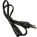 EU 2 Prong Port AC Power Cord  2 Pin AC Power Cable for Laptop/Amplifier/Speaker/Radio/Audio Player/Emergency Light etc.. 