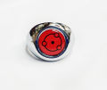 Premium Quality Unisex Itachi Glass Topper Staineless Ring, Anime Naruto Rings. 