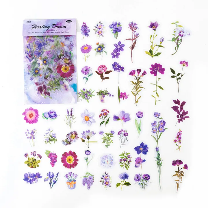 RHS%20Online%20100PCS%20Vintage%20Flower%20Talk%20Series%20Stickers%20Album%20Diary%20Journal%20Decorative%20Crafts%20Scrapbooking%20DIY%20Sticker%20-%20Image%206