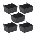 114 Pcs Peg Board Hooks Assortment with Metal Hooks Sets, Hole Plate Bins, Peg Locks for Organizing Storage System Tools Easy to Use. 