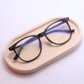 Cat Eye Blue Ray Cut Black Frame Glass For Women. 