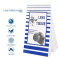 50 Sheets Soft Camera Lens Optics Tissue Cleaning Clean Paper Wipes Booklet. 
