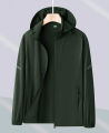 Men Single Layer Water-Resistant Stretchable Windcheater for Summer with UV Protection (XL-5XL). 