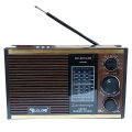Golon Portable Multimedia Radio – USB/SD Playback, Rechargeable Battery, 3-Way Speaker System, FM/AM/SW Tuning, Headphone Jack. 