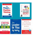 Power Of Positive Thinking + Subconscious Mind  + Think And Grow Rich + The Leader In You + How To Win Friends & Influence People (Self Help Combo). 