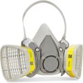 3M 6200 Half Face Piece Respirator Mask with 3M 6003 Vapor Cartridge. 