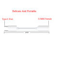 NEW 【7efc9af3】Original for type c to 3.5mm audio female Jack cable earphone line for mi cc9 pro 8 9 se 9t A2 remid note 8 7 pro. 