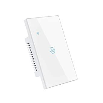 Zigbee ON/OFF Switch(1 Gang Neutral 100-240V) Touch Control, Glass ...
