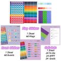 Ring Binder Set, with Binder Pockets, Budget Sheets and Stickers. 
