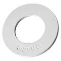 fasdaga 2X Fractional Weights Fractional Weights Mini Weight Plates Strength Training Plates Accurate Accessory White 0.25Kg. 