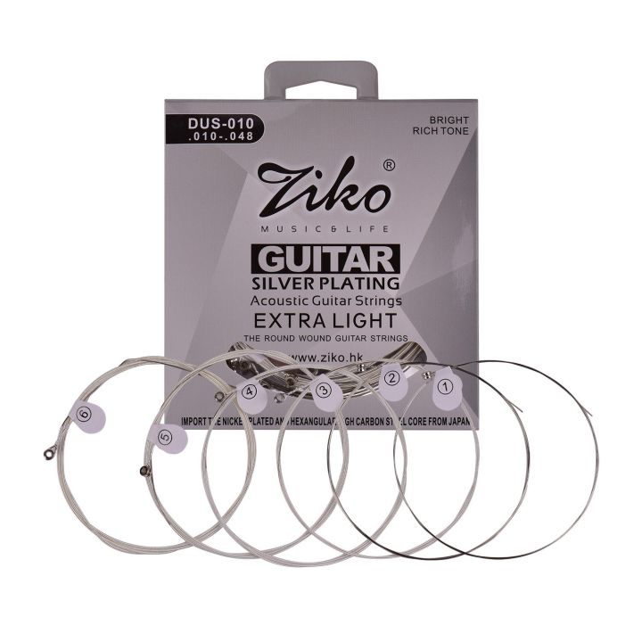 ZIKO DUS-010 Guitar tring 6 tring et