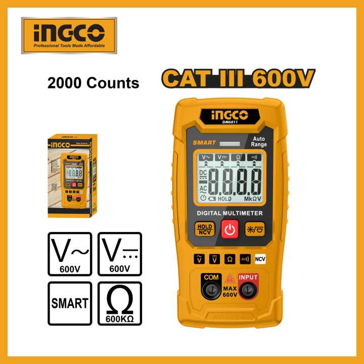 INGCO Smart Function Digital Multimeter DM6011
